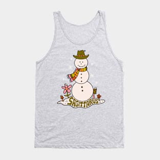 Sagittarius Snowman Tank Top